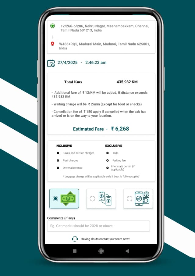Fare Estimate